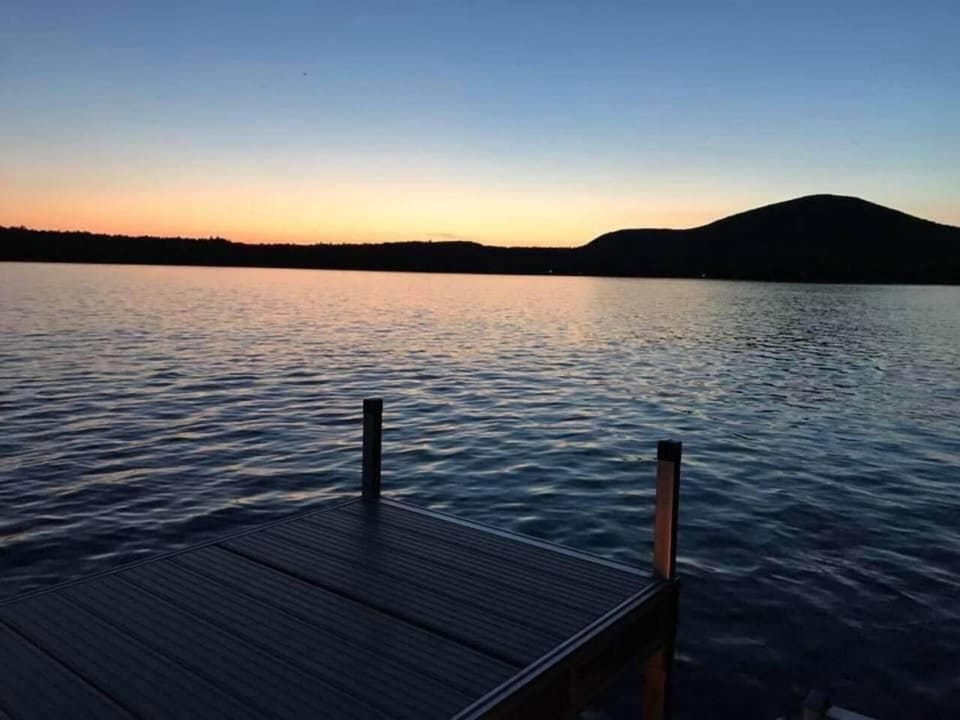 Natural landscape, Lake view, Mountain view, Sunset