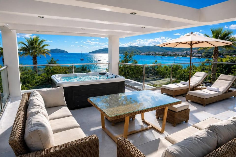 Property building, Day, Summer, Hot Tub, Sea view