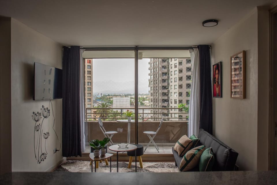 Apartartment 2 Bedrooms Suite Macul Metro Fully Equipped Apartment in Santiago