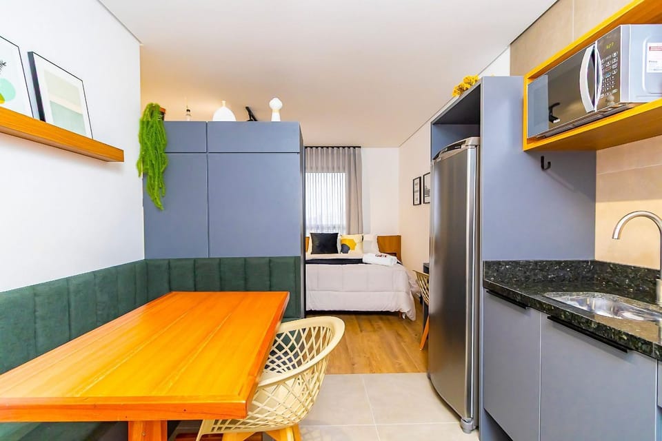 Studio com 2 Camas de Casal e Garagem - EIX0705 Apartment in Curitiba