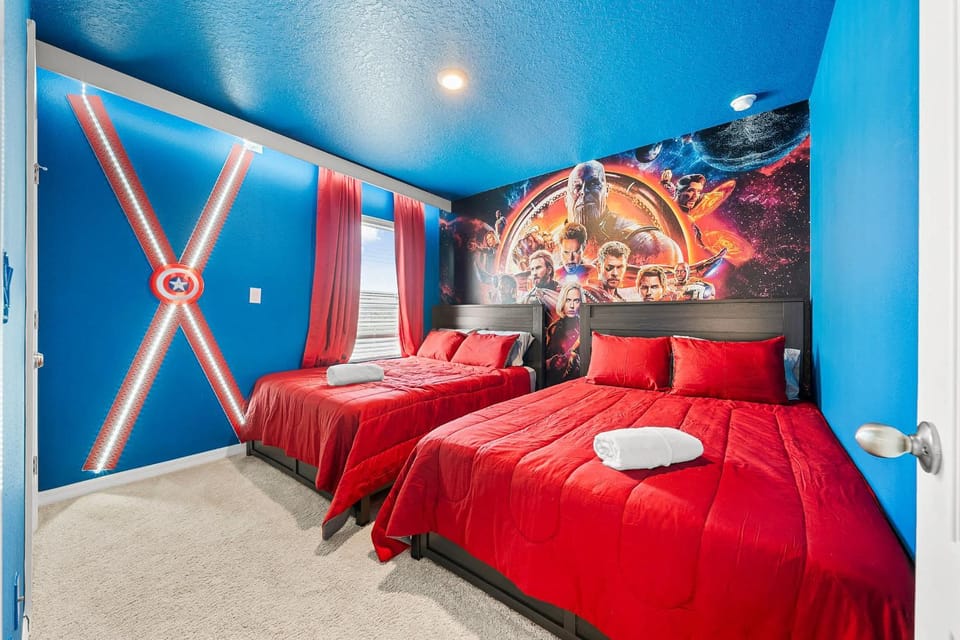 Themed 6BR Home Game Room Pool Sleeps 16 House in Four Corners