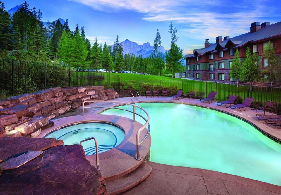 Property building, Natural landscape, Garden, Swimming pool