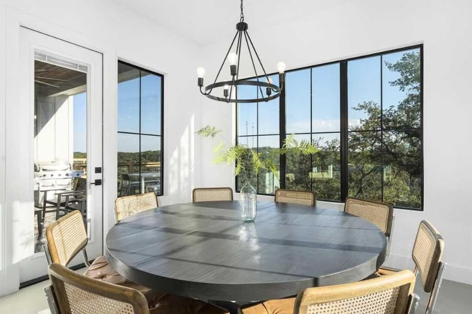 Heated Pool for Family Retreat Grill Loungers & Views House in Canyon Lake