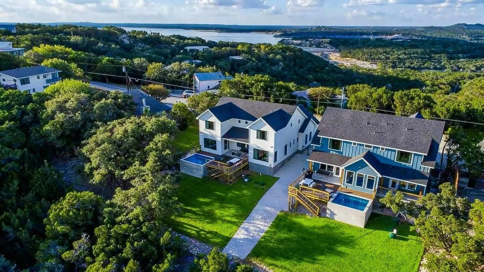 Heated Pool for Family Retreat Grill Loungers & Views House in Canyon Lake