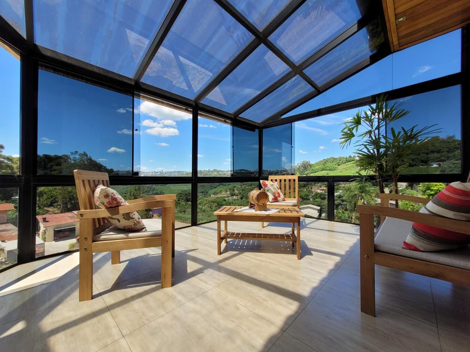 Day, View (from property/room), Living room, Seating area, Garden view
