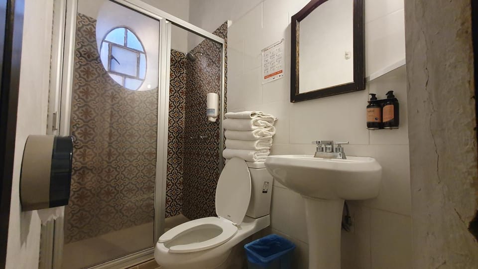 Shower, Toilet, towels