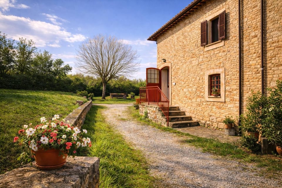 Property building, Spring, Day, Garden, Garden view