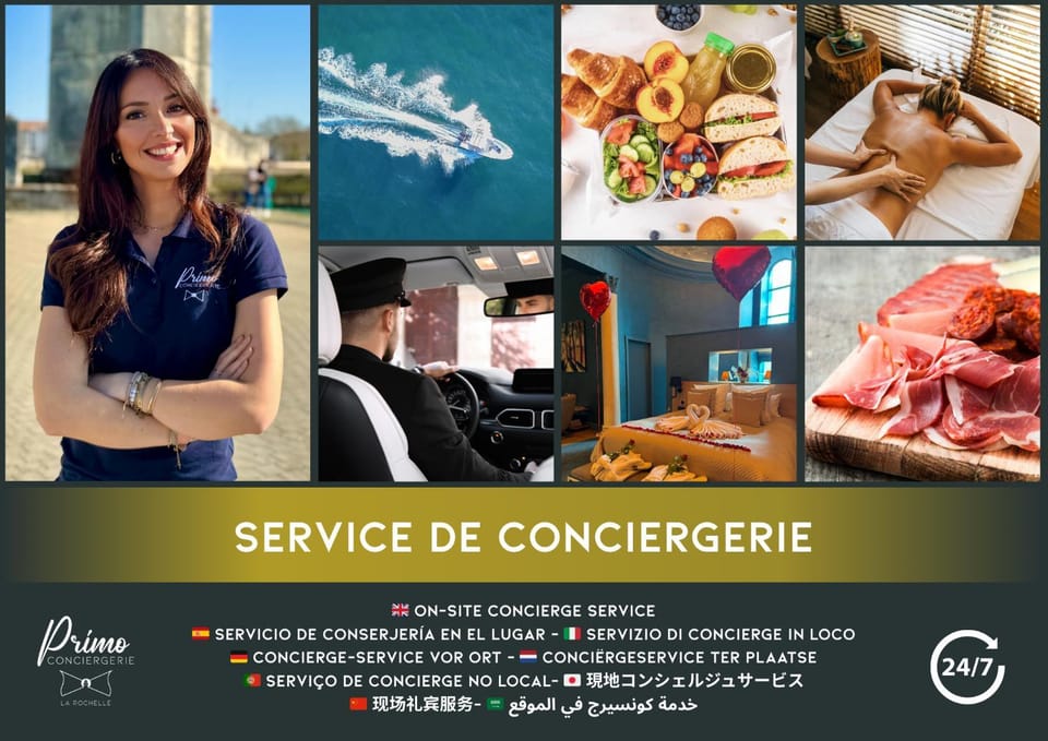 People, Text overlay, concierge