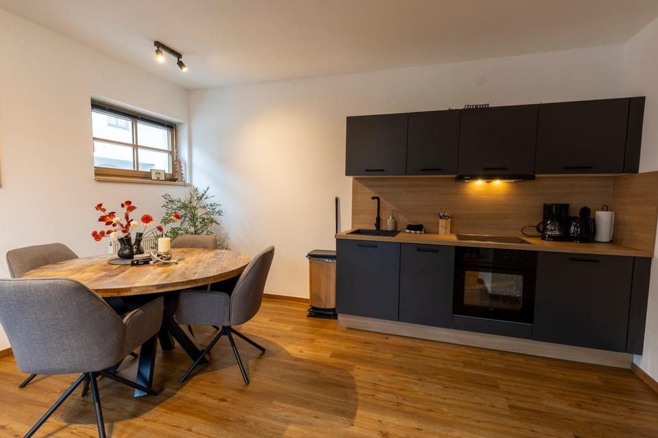Living room, kitchen