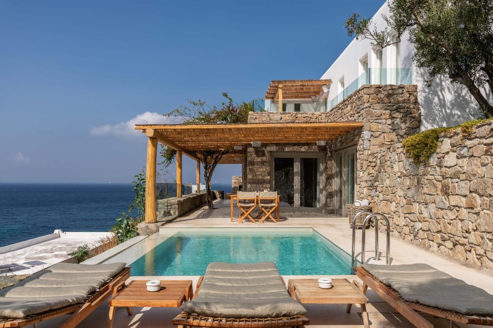 Patio, View (from property/room), Balcony/Terrace, Sea view, Swimming pool