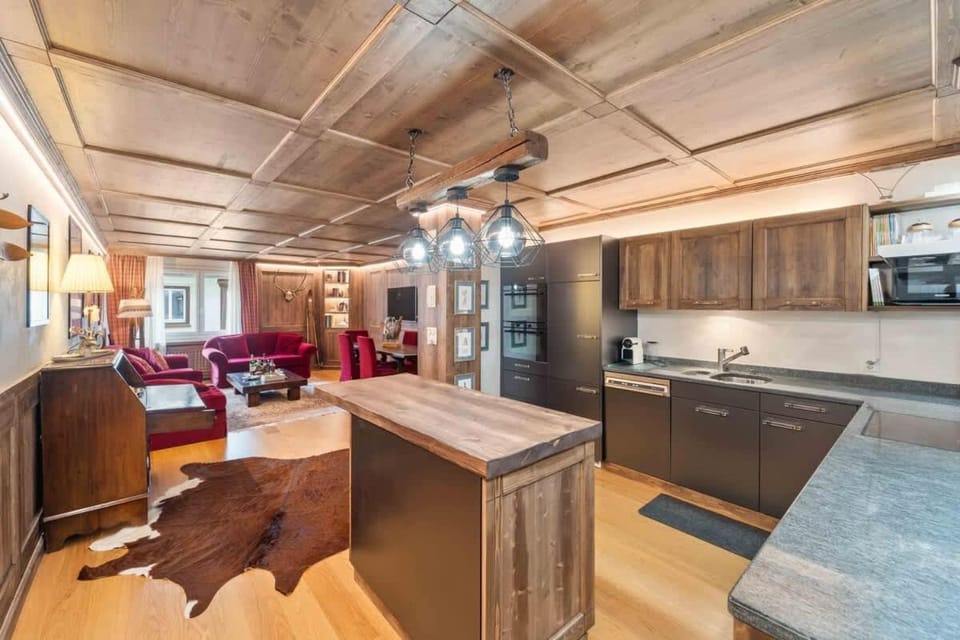 Kitchen or kitchenette, Living room, Dining area, dishwasher, oven, stove