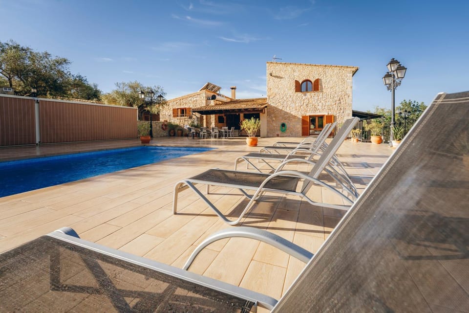 Property building, Living room, Swimming pool