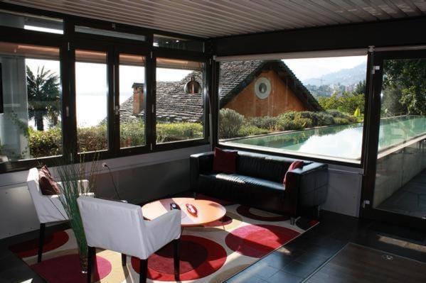Living room, Swimming pool