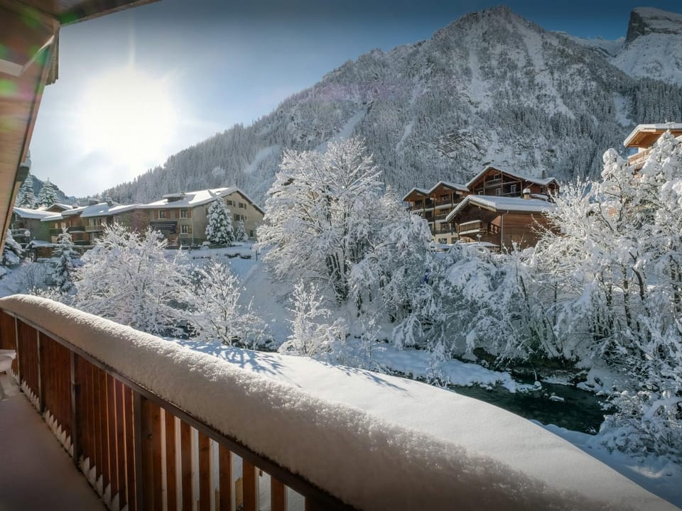 Day, Natural landscape, Winter, Mountain view