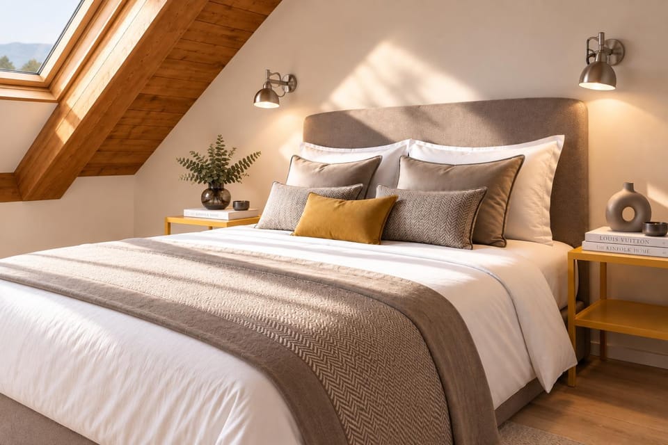 Bed, Photo of the whole room, Bedroom