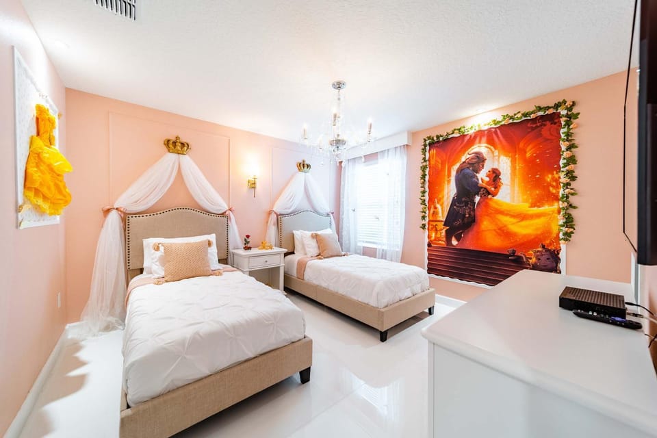 Themed 9BR Retreat Pool & Soccer Fun House in Kissimmee