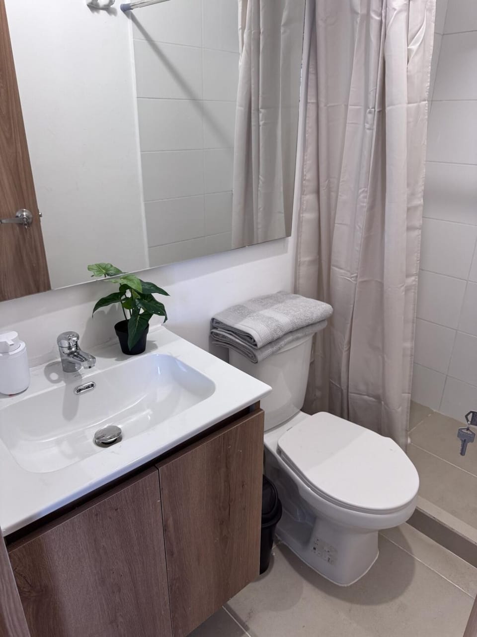 Shower, Bathroom, towels
