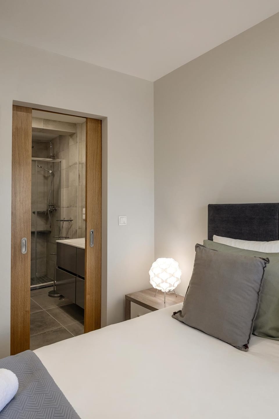 Bed, Bathroom, Bedroom