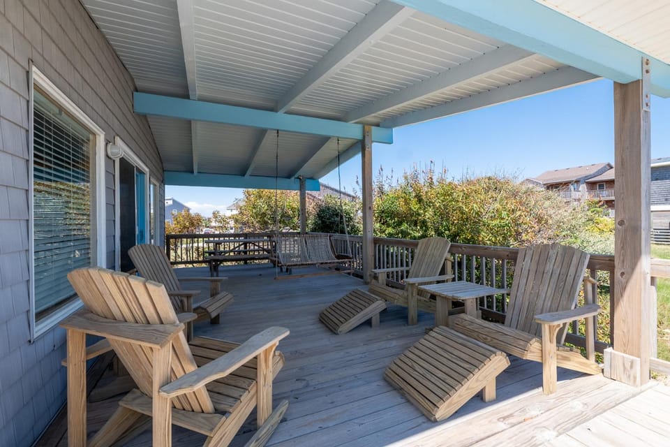 Sun Byrne - S Nags Head MP 18, 200 Feet to the Beach, Ocean View, Flex Stays House in Nags Head