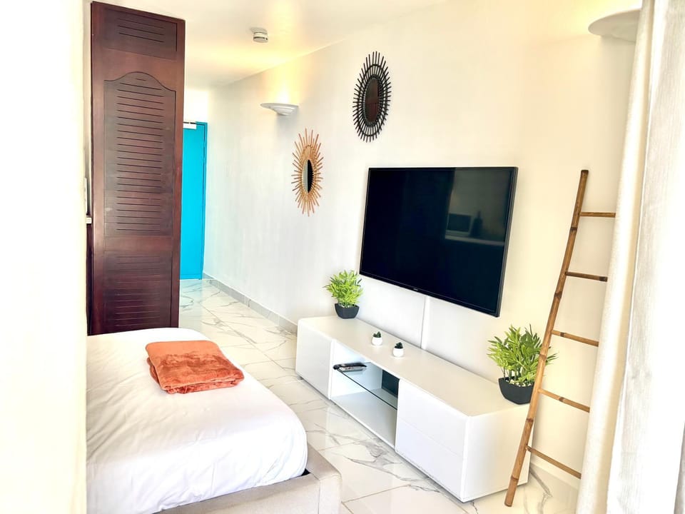 Bed, TV and multimedia, Photo of the whole room