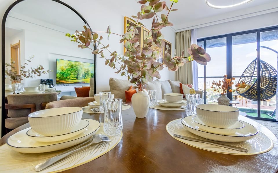 Luxury Living with heated Pool,Gym, Balcony and city view Apartment in Nairobi