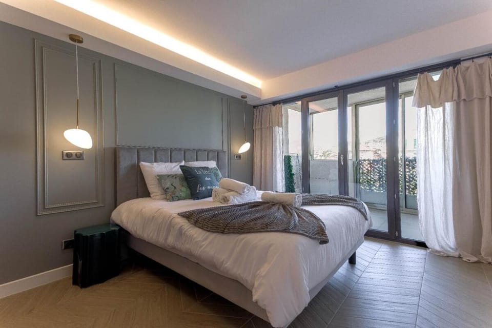 La Lorraine - Proche plage, 10m Palais, central, clim, moderne Apartment in Cannes