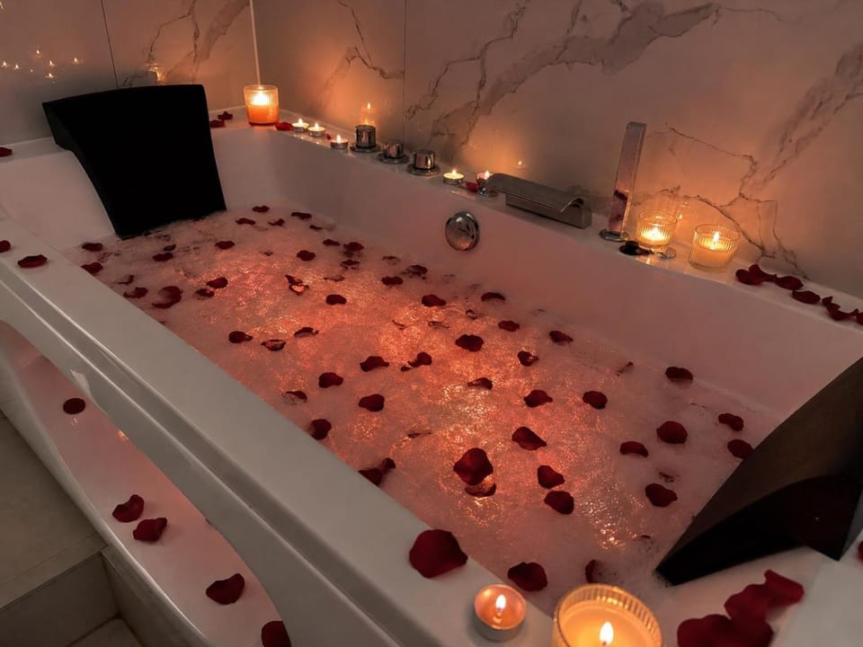 Cocon romantique Jacuzzi privatif et Netflix Lyon Apartment in Villeurbanne