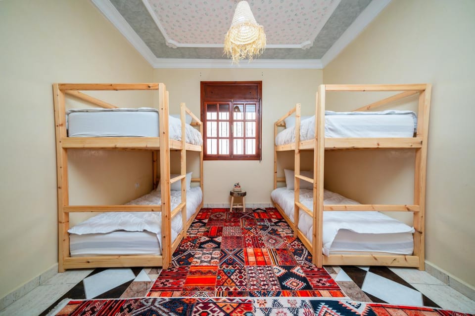 Photo of the whole room, bunk bed