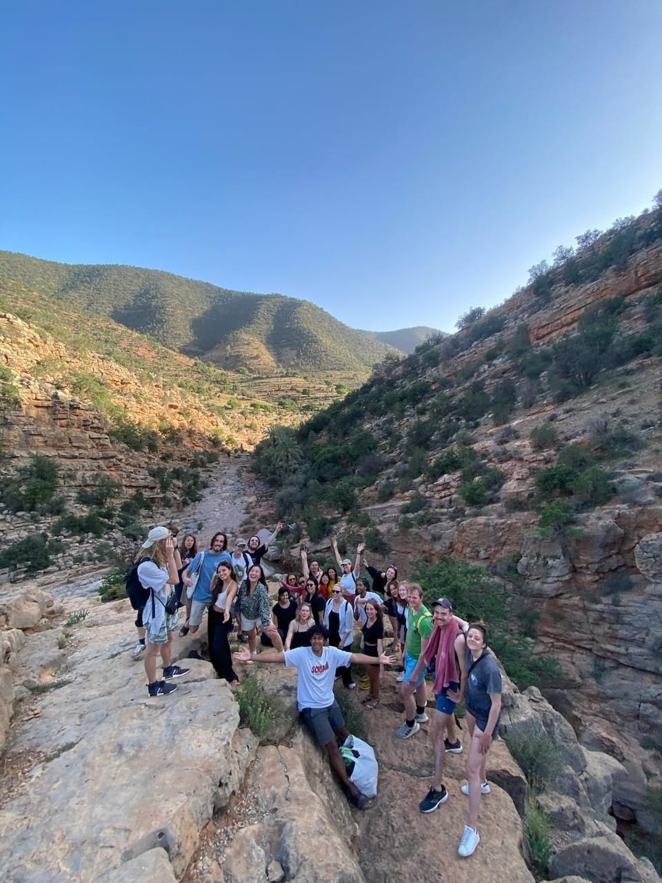 People, Natural landscape, Mountain view, group of guests
