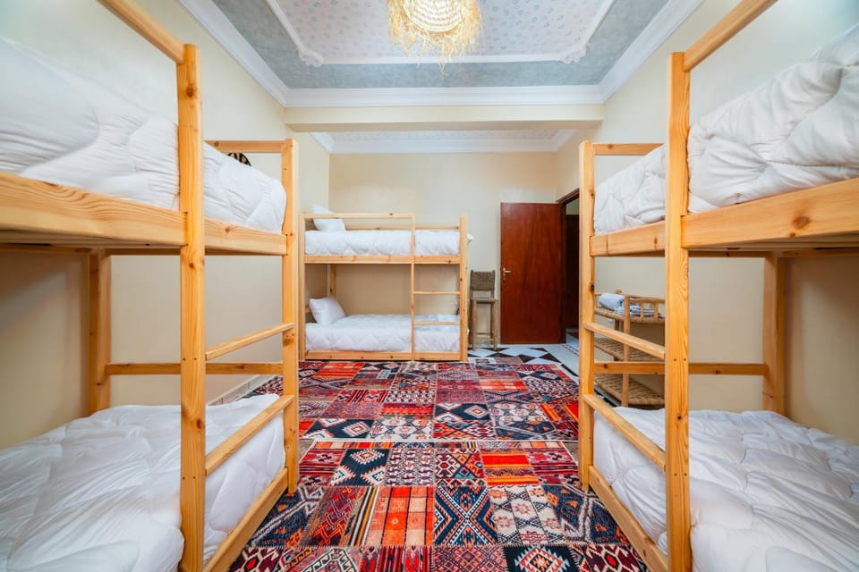 Photo of the whole room, bunk bed