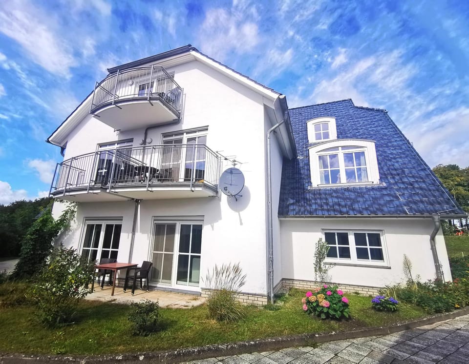 Property building, Summer, Garden view