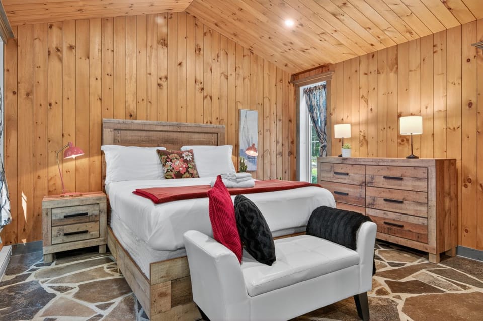 Domaine Rivière Sacacomie - Chalet Le Cardinal Chalet in Saint-Alexis-des-Monts