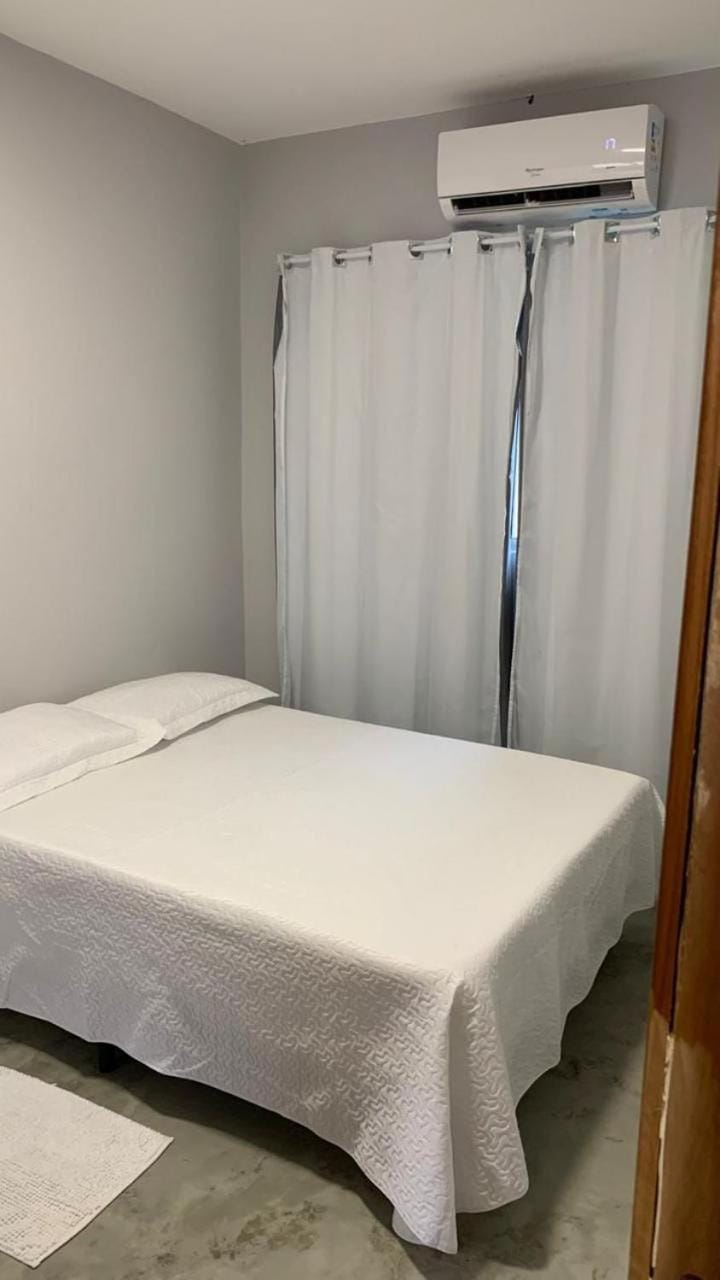 Bed, Photo of the whole room, Bedroom, air conditioner