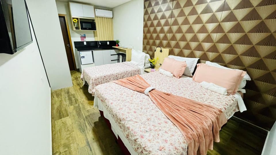 Studio moderno com piscina 350m do mar Apartment hotel in Penha