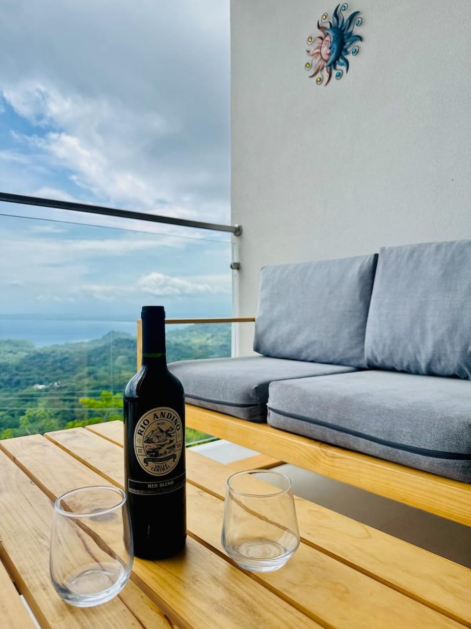 View (from property/room), Balcony/Terrace, Mountain view, Sea view