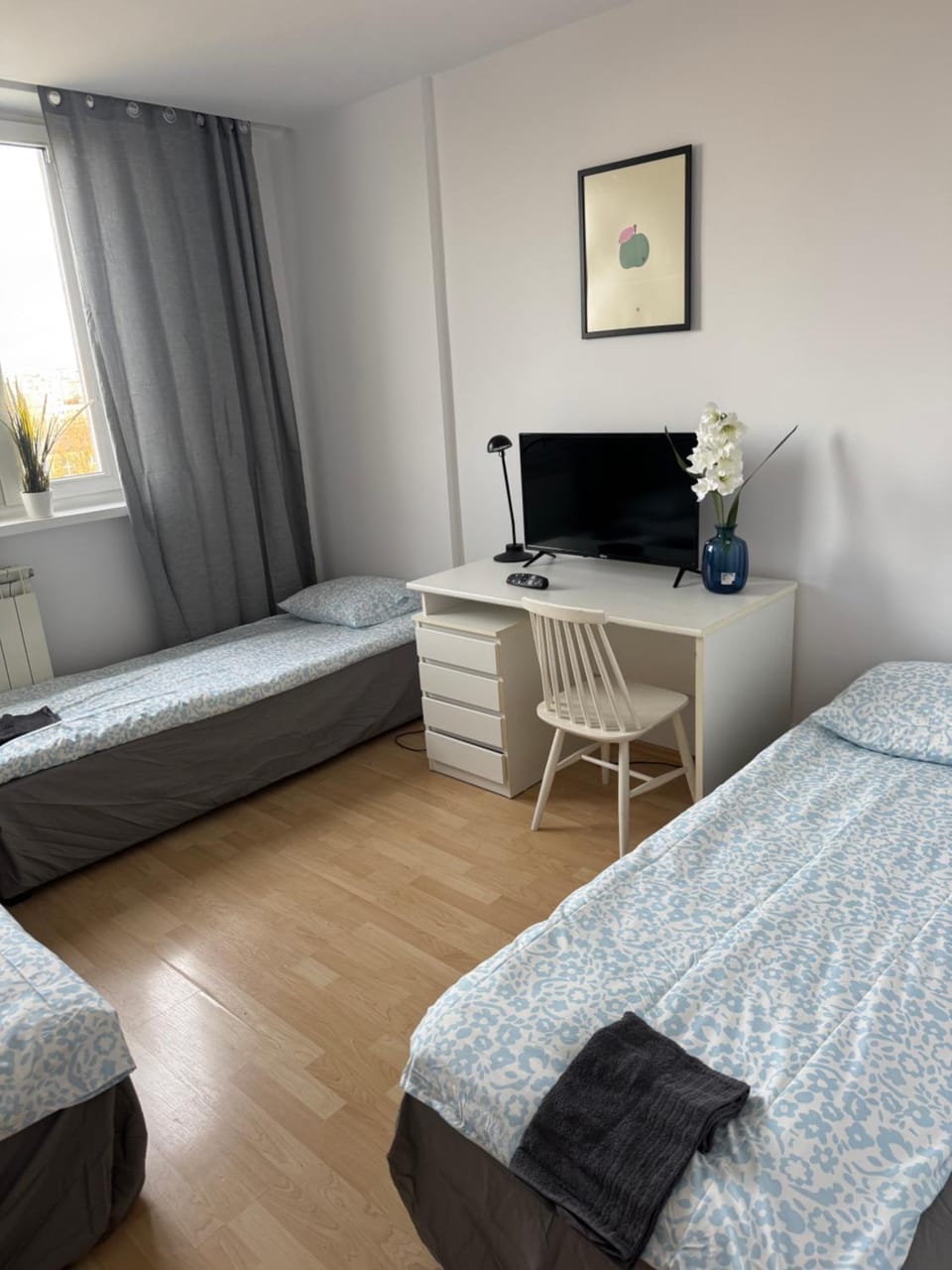 Bed, TV and multimedia
