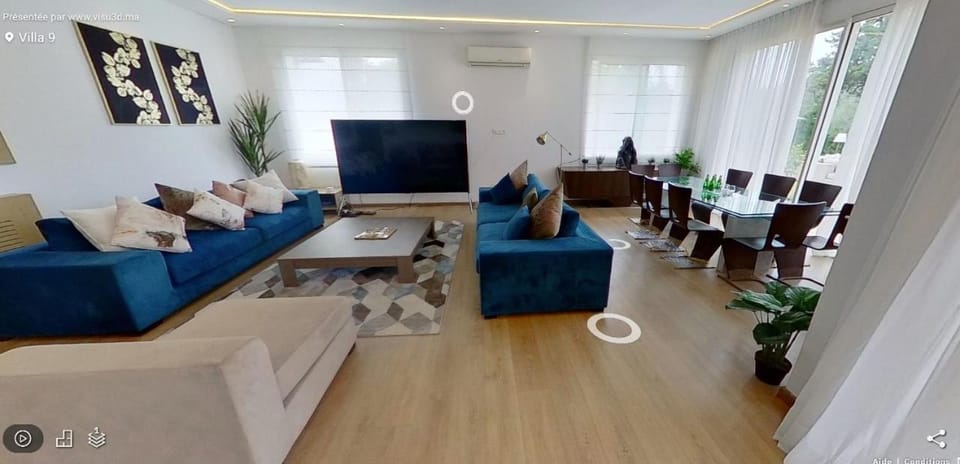 Villa 9- luxurious 5 bedrooms villa in the heart of Ambassadors Villa in Rabat