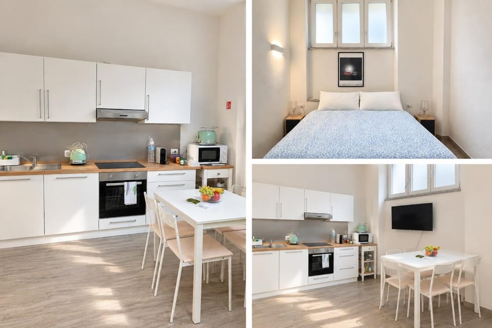 Kitchen or kitchenette, Living room, Bedroom