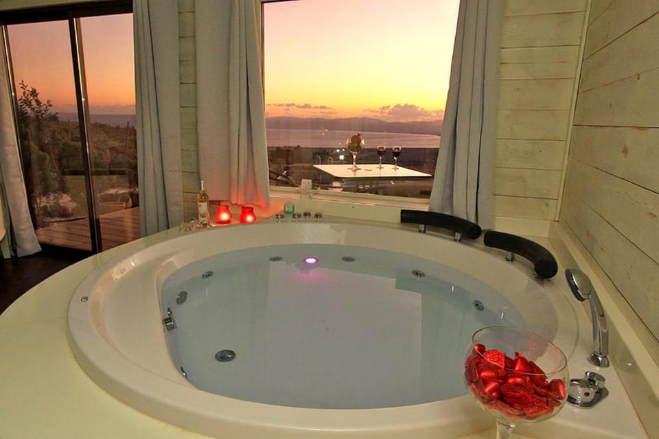 Natural landscape, Hot Tub, Sunset