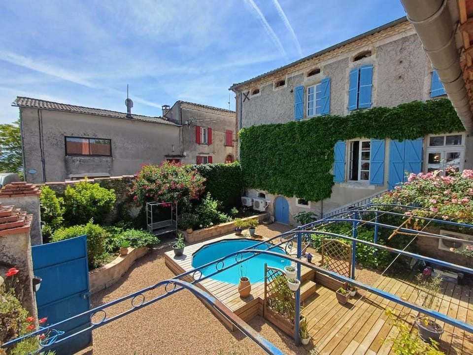 Patio, Pool view