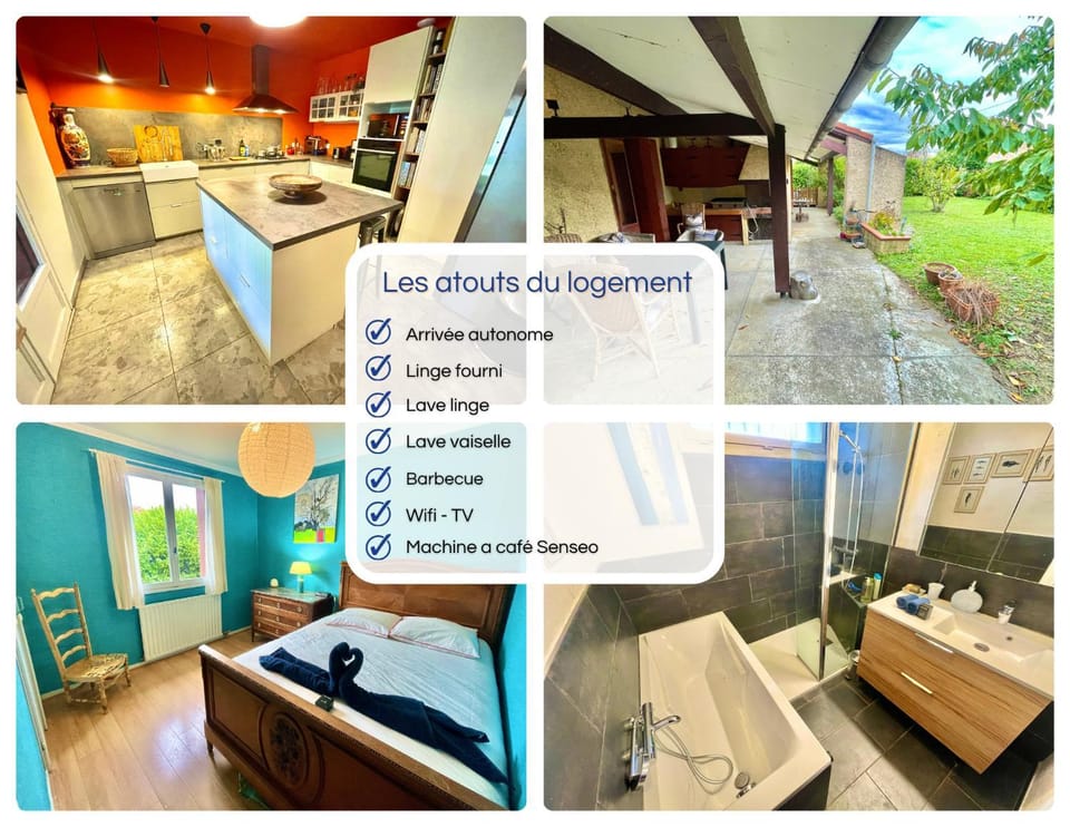 Patio, Bathroom, Kitchen or kitchenette, Dining area, Bedroom