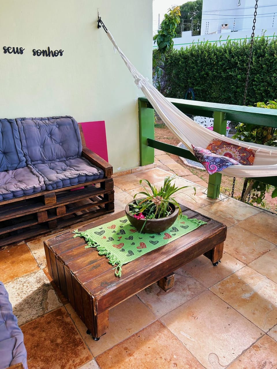 Balcony/Terrace, Seating area, Garden view, sunbed