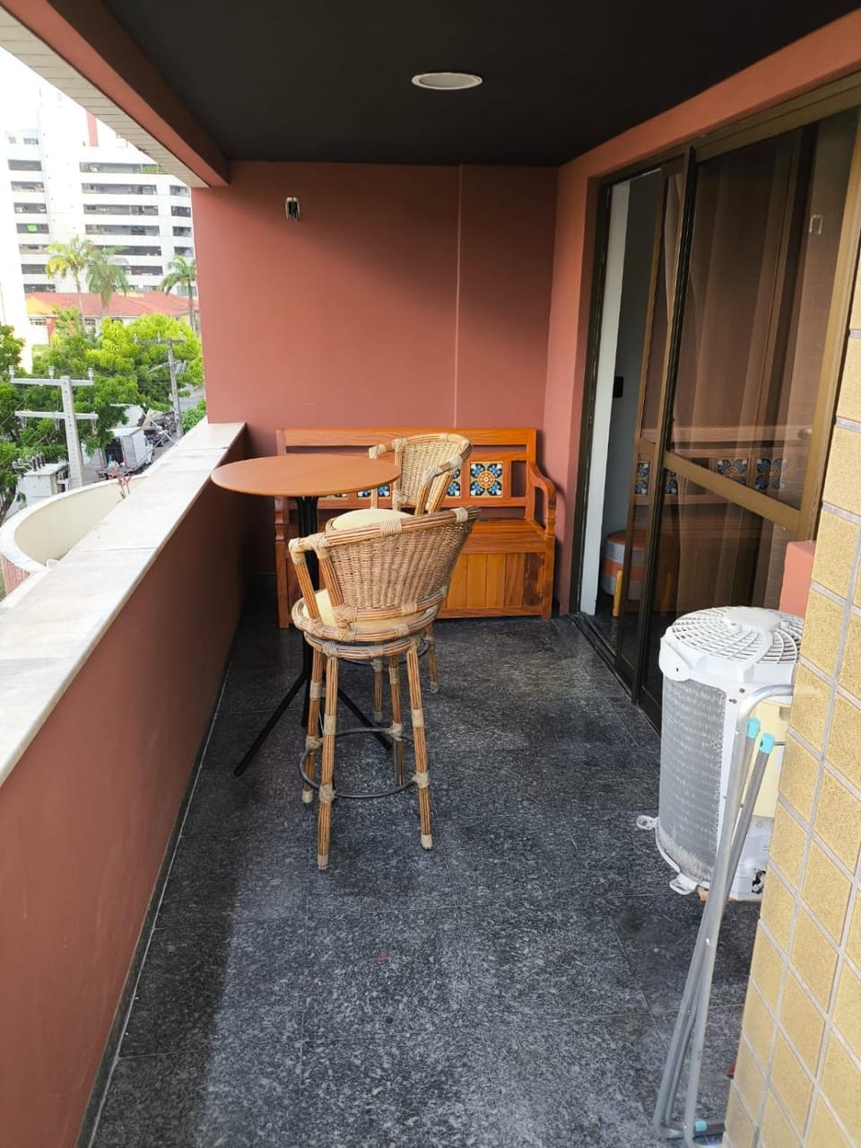 Day, View (from property/room), Balcony/Terrace, Seating area, Dining area