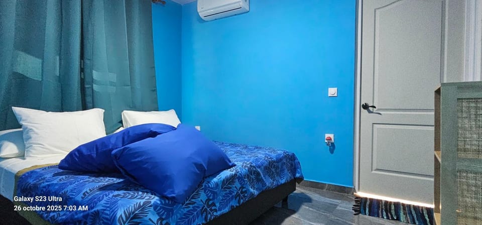 Bed, Photo of the whole room, Bedroom, wardrobe, air conditioner