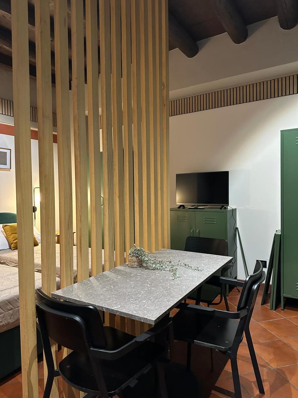 Bed, TV and multimedia, Kitchen or kitchenette, Living room, Seating area, Dining area, Evening entertainment, Bedroom