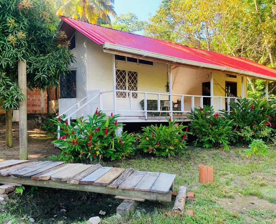 Una Habitación baño privado Casa Mango House in Choco, Colombia