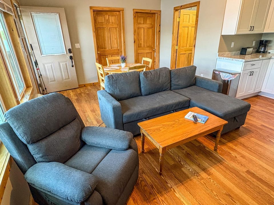 Kitchen or kitchenette, Living room, Photo of the whole room, Seating area, Dining area
