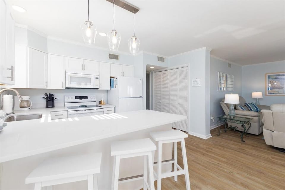 Coast is Clear- Oceanfront Escape at Topsail Dunes Apartment in North Topsail Beach