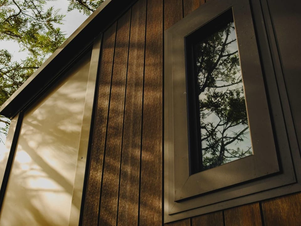Sunset Tiny House at Bluebush Estate X by Tiny Away Apartment in Rothbury