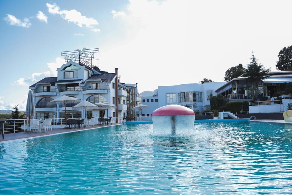 Property building, Pool view, Swimming pool